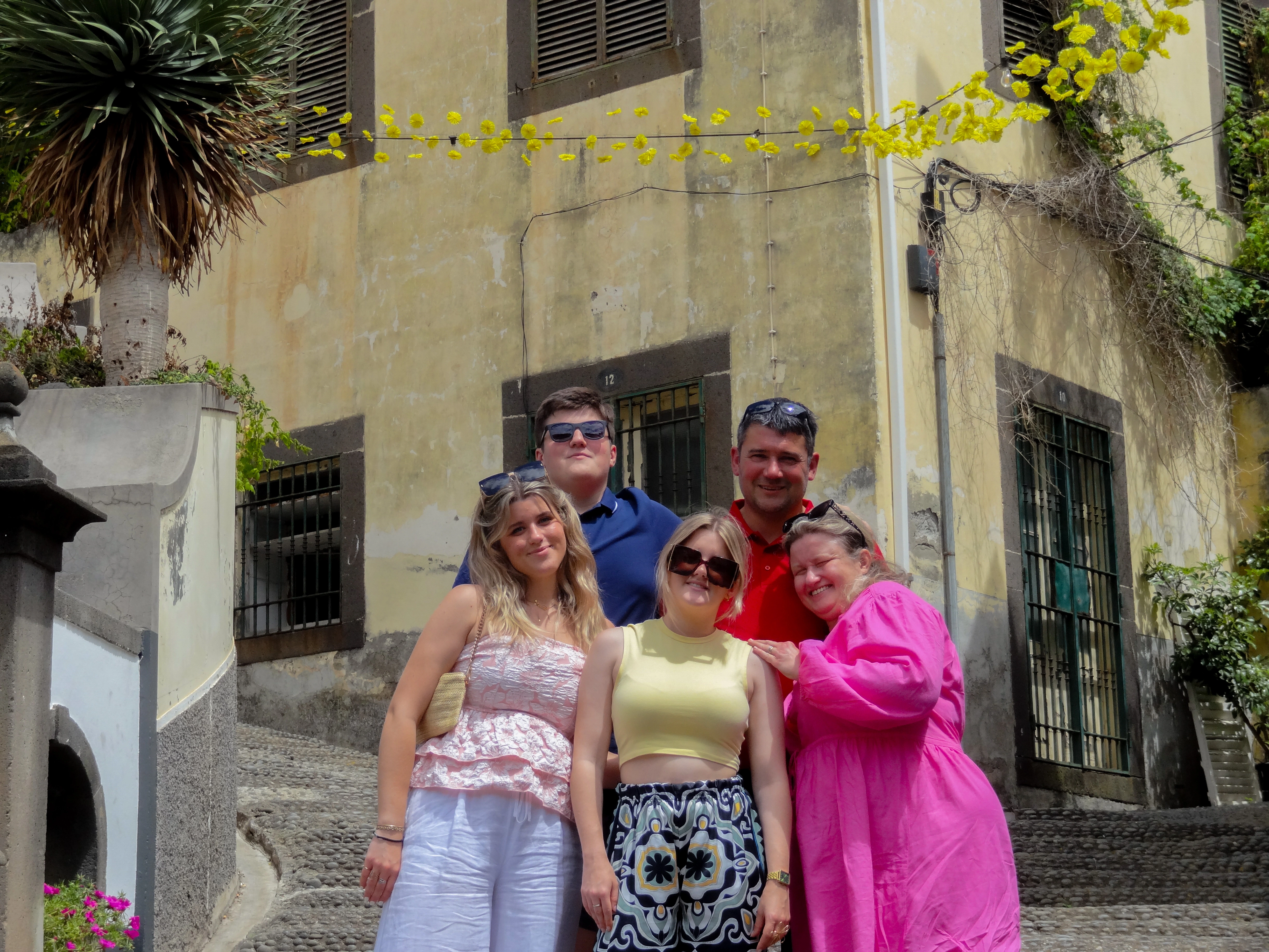 Familie Evenepoel in Madeira