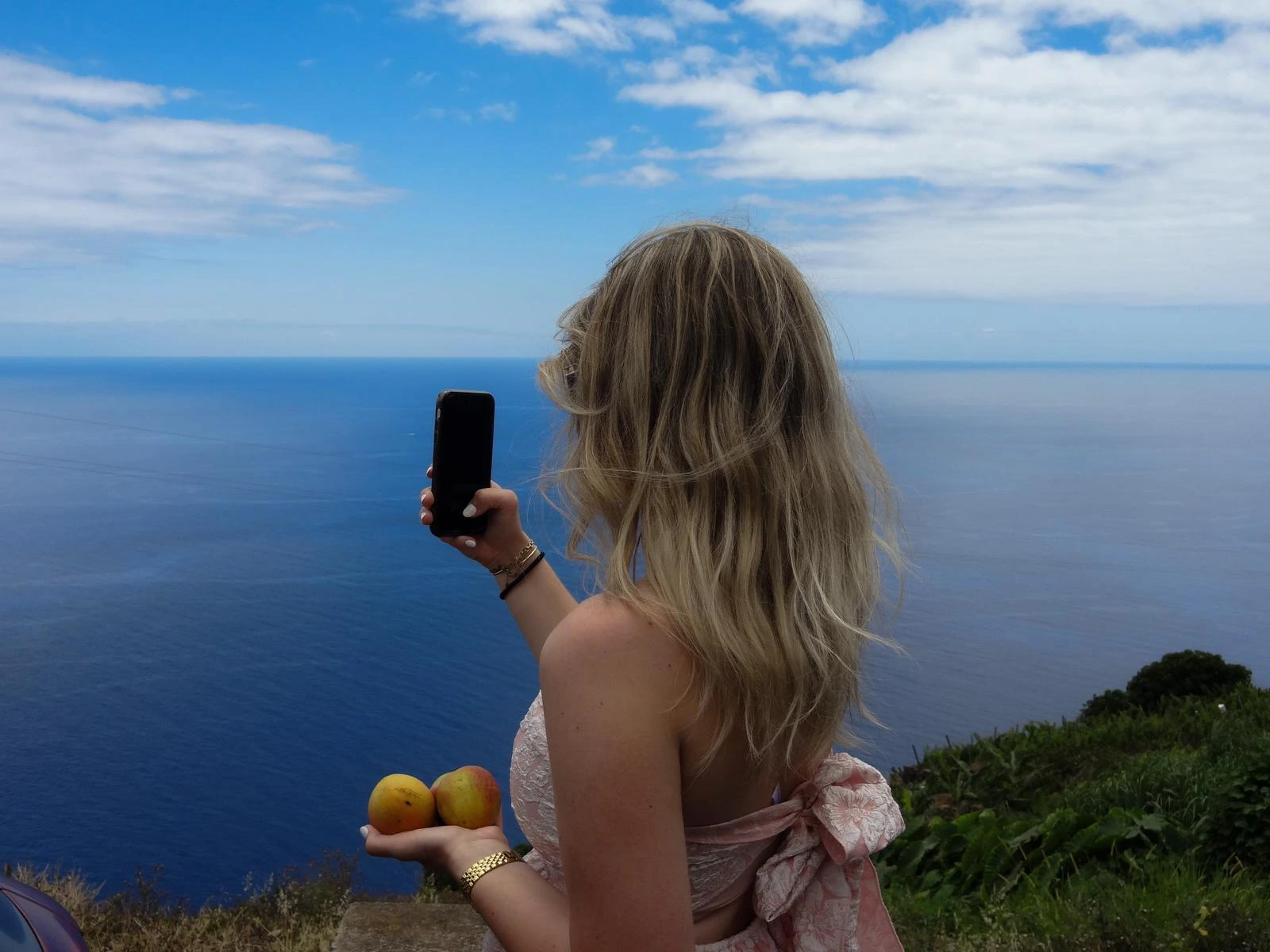 achtergrond foto van de zee en mezelf